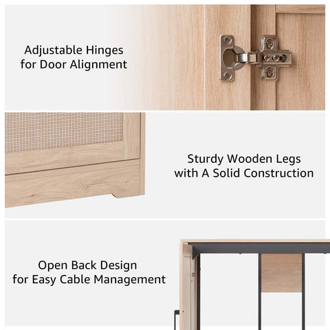 Wooden Aquarium,Fish Tank Stand with Storage Cabinet