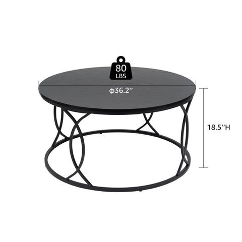 Unipaws Black Center Table