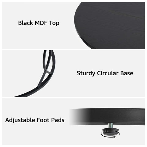 Unipaws Black Center Table
