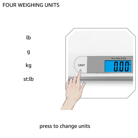 Unipaws Digital Pet Scale - 44lbs