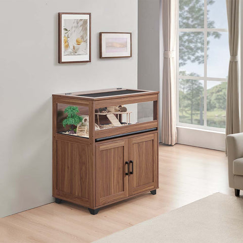 Unipaws Hamster Cage with Storage Cabinet