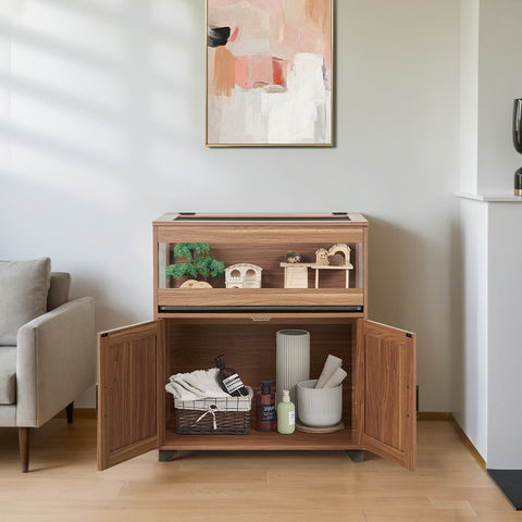 Unipaws Hamster Cage with Storage Cabinet