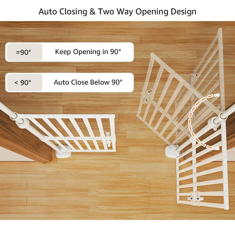 Unipaws Upgraded Extra Tall Cat Gate _ More Sizes