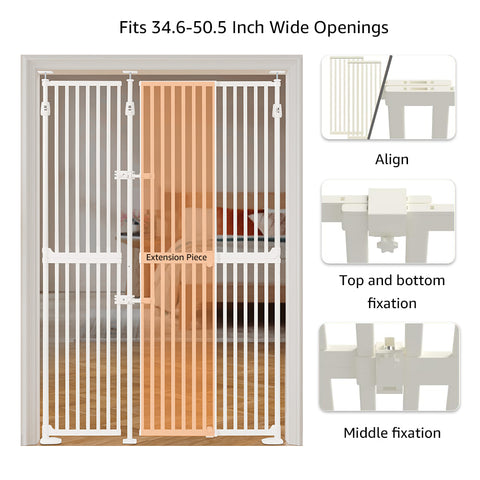 Unipaws Upgraded Extra Tall Cat Gate _ More Sizes