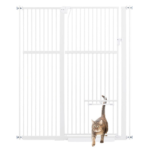 UniPawsStore2023_Dog Gate with Cat Door