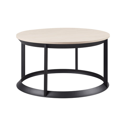 UniPawsStore2023_Rosary Blenn Round Coffee Table – Triangular Metal Frame