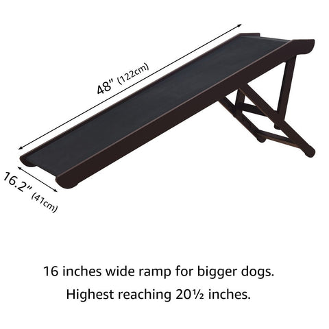 UniPawsStore2023_Unipaws Foldable Wooden Pet Ramp