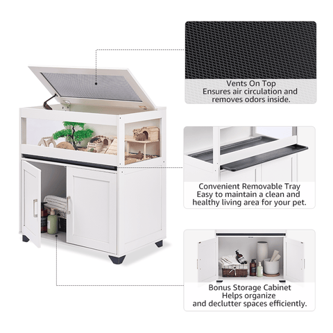 UniPawsStore2023_Unipaws Hamster Cage with Storage Cabinet