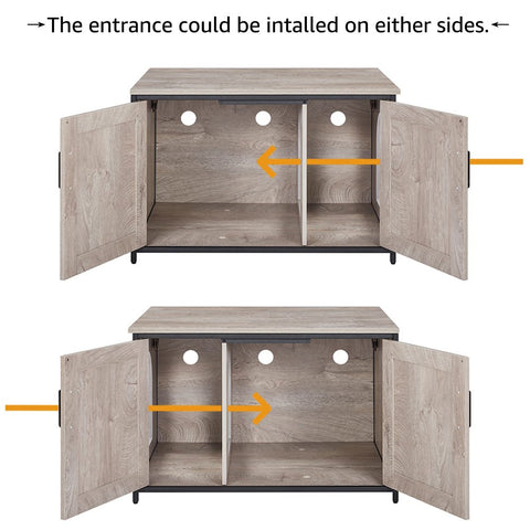 UniPawsStore2023_Unipaws Cat Litter Box Enclosure - Top Opening