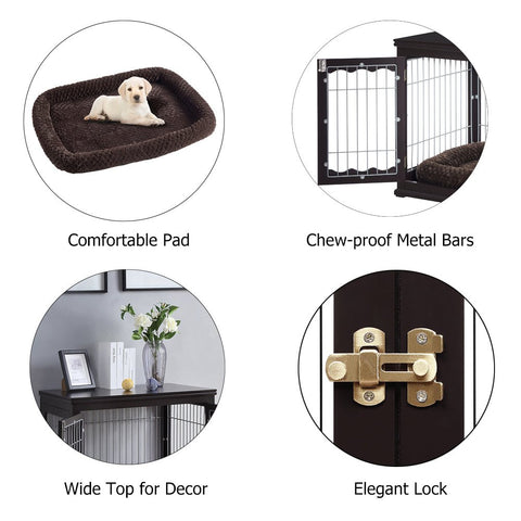 UniPawsStore2023_Unipaws Wooden Wire Pet Home