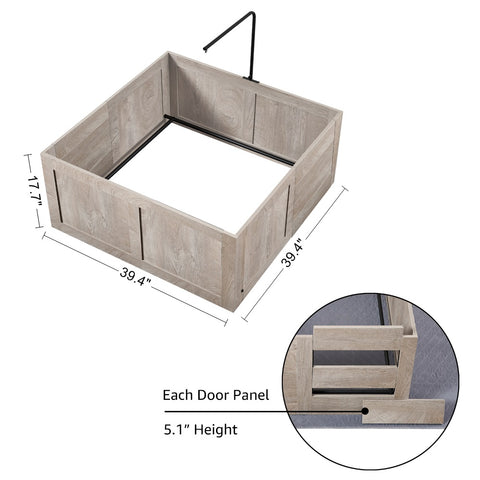 Unipaws Whelping Box for Dogs & Cats