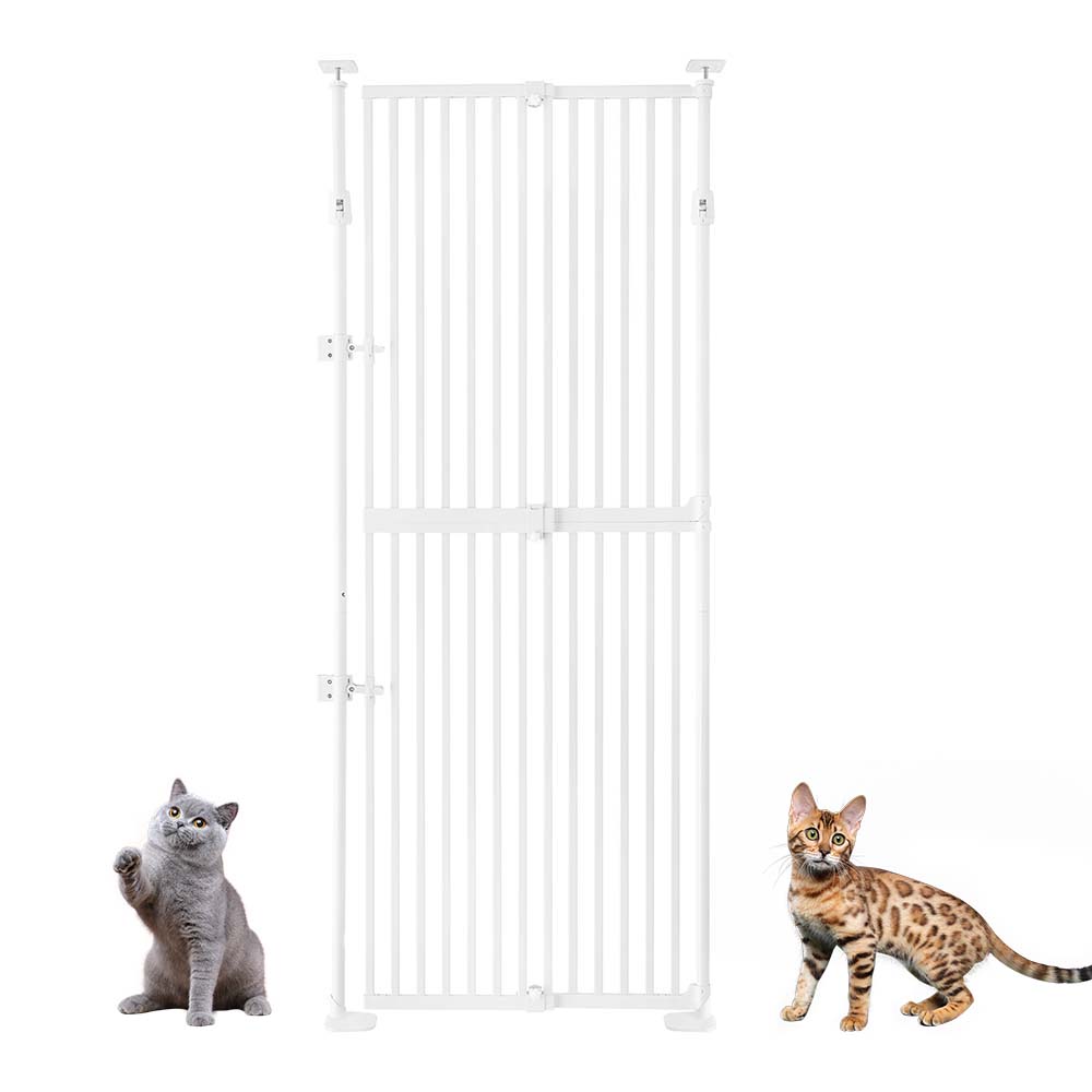 Upgraded Full‑Height Cat Pet Gate - More Sizes
