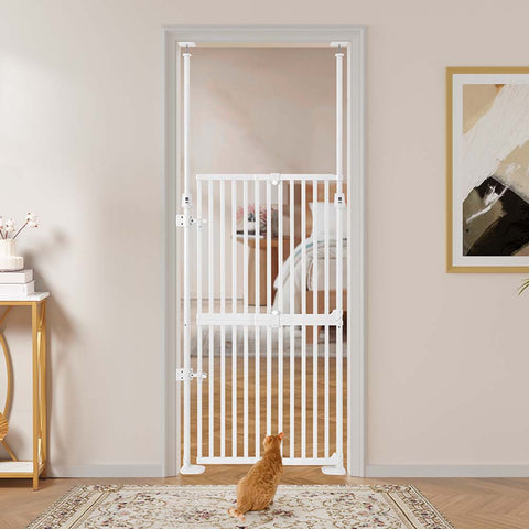 Upgraded Full‑Height Cat Pet Gate - More Sizes