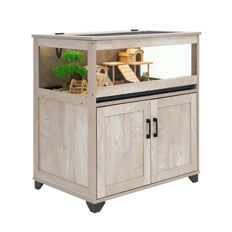 Unipaws Hamster Cage with Storage Cabinet