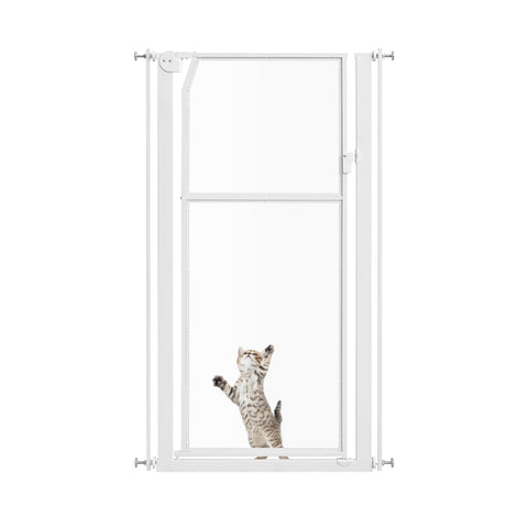 Unipaws Clear Acrylic 56" Extra Tall Pet Gate