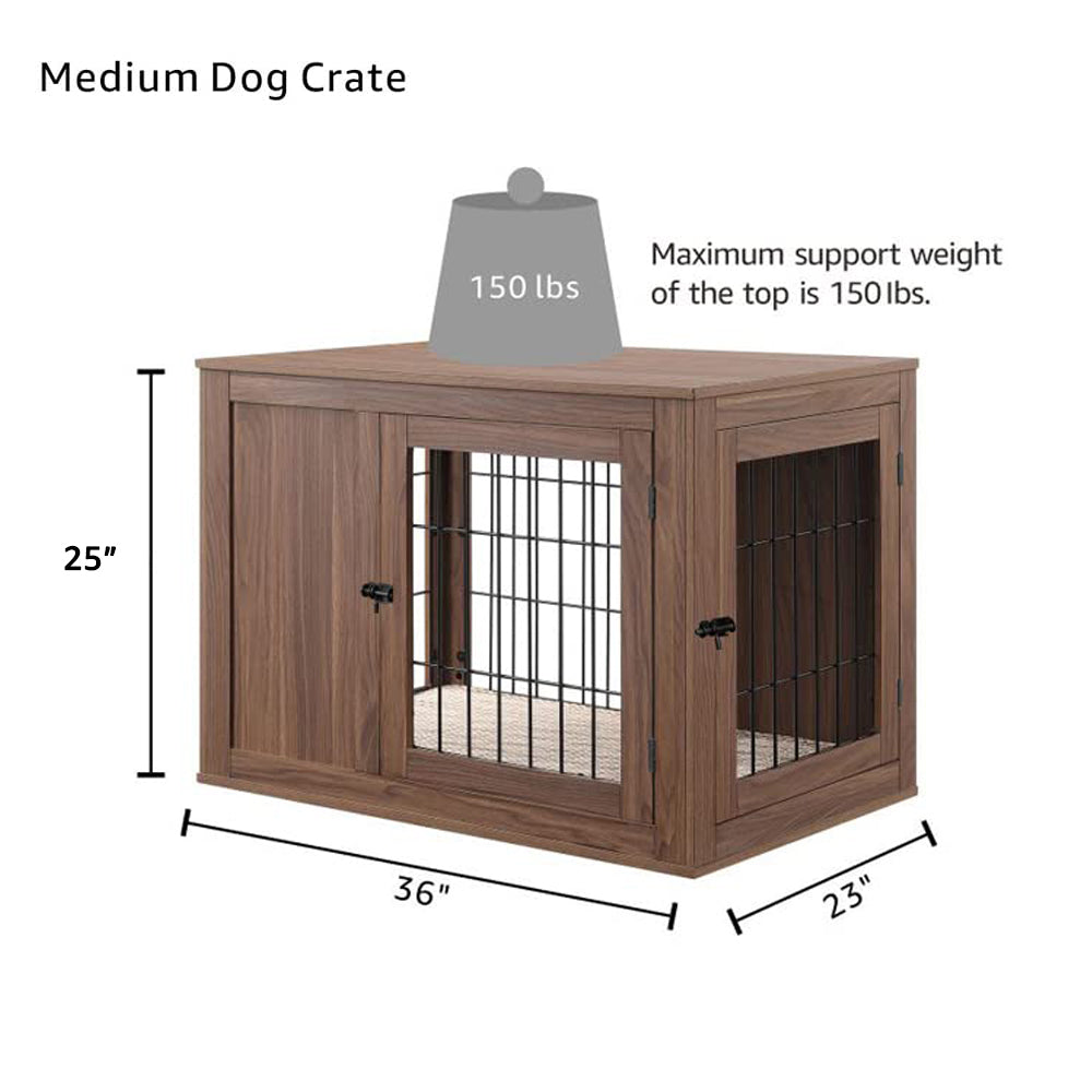 Unipaws Double Doors Dog Crate