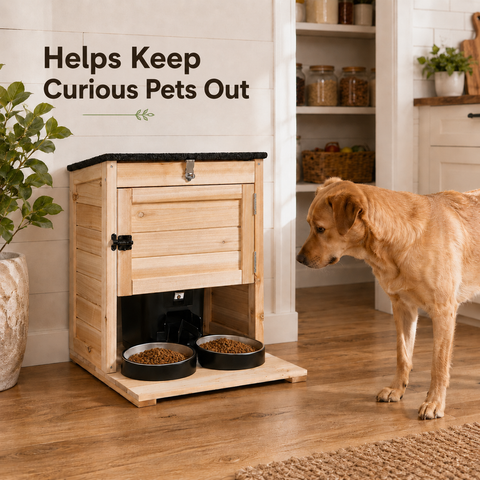 Outdoor Cat Feeding Station