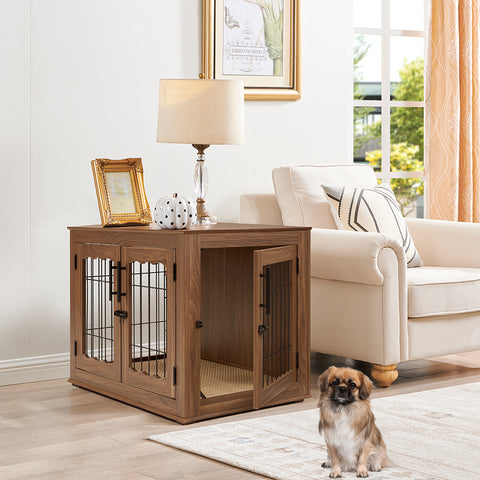 Furniture Style Dog Crate End Table
