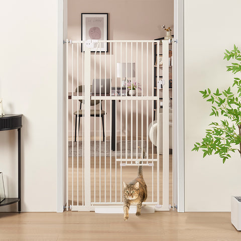 Dog Gate with Cat Door