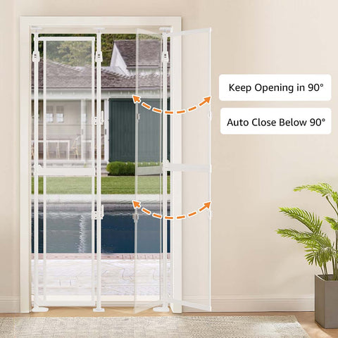 Transparent Clear Safety Cat Gate - Auto Closing