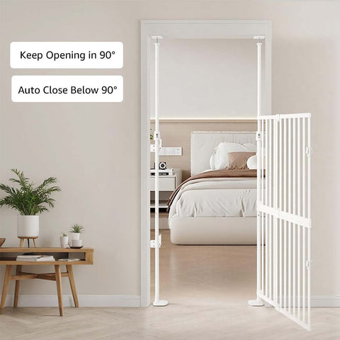 Upgraded Full‑Height Cat Pet Gate - More Sizes