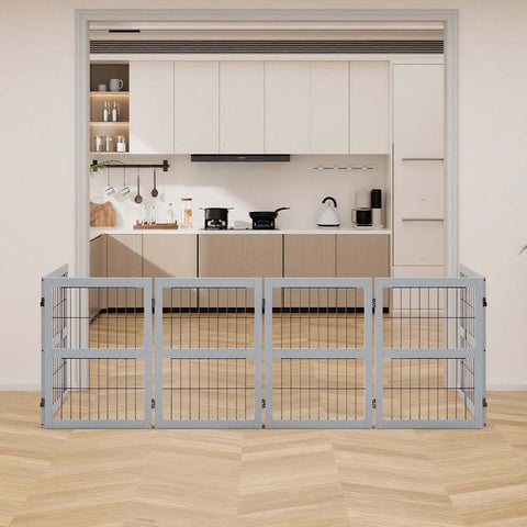 Extra Wide Foldable Dog Gate & PlayPen