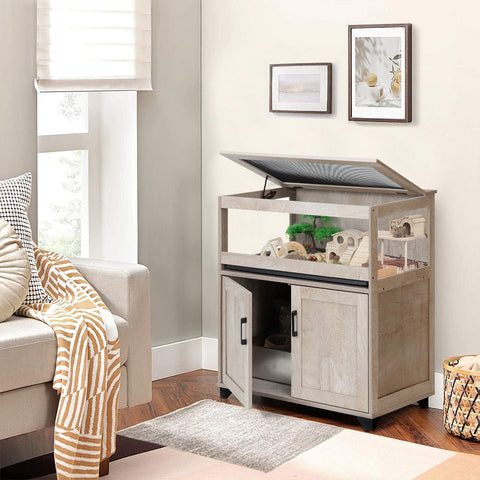 Unipaws Hamster Cage with Storage Cabinet