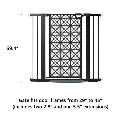 Tall Pressure‑Mounted Dog & Pet Gate