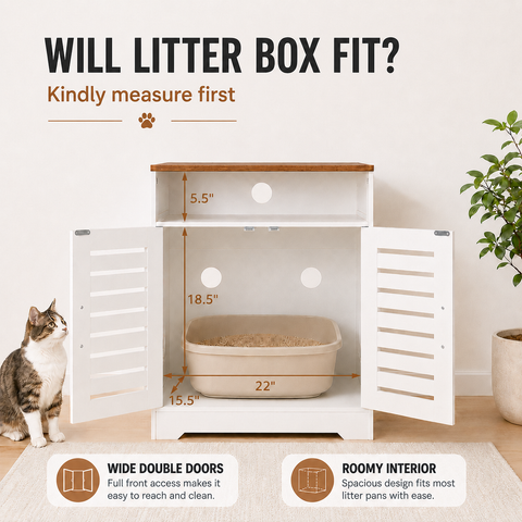 Cat Litter Box Enclosure
