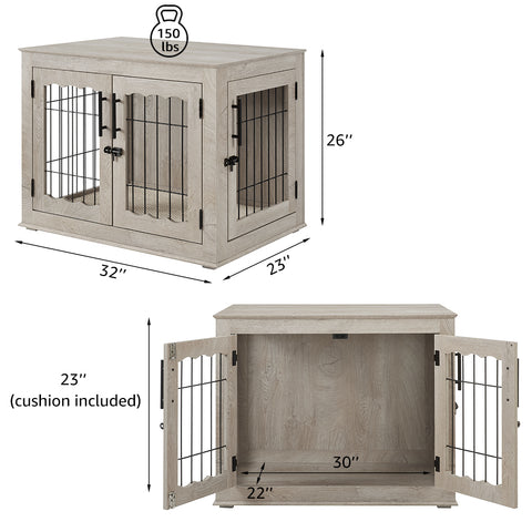 Furniture Style Dog Crate End Table
