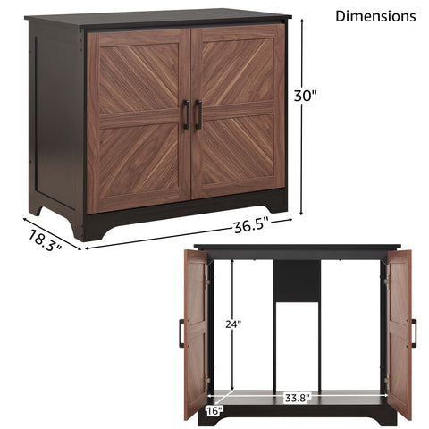 unipaws 20-40 gallon Fish Tank Stand , Aquarium Stand with Storage Cabinet