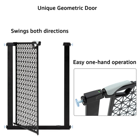 Tall Pressure‑Mounted Dog & Pet Gate