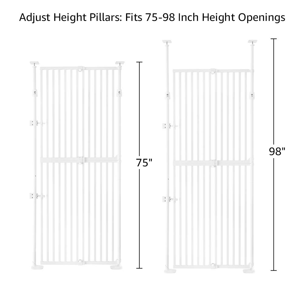 Upgraded Full‑Height Cat Pet Gate - More Sizes