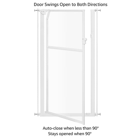 Unipaws Clear Acrylic 56" Extra Tall Pet Gate