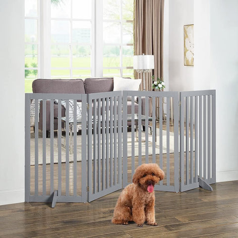 Classic Wooden Dog Gate for Small Dogs