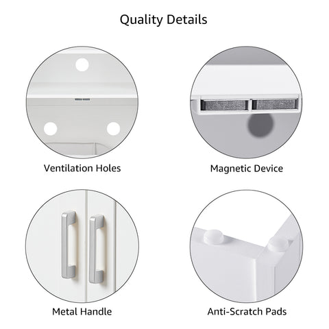 Cat Washroom Litter Box Enclosure – Hidden Cat House with Storage Shelf