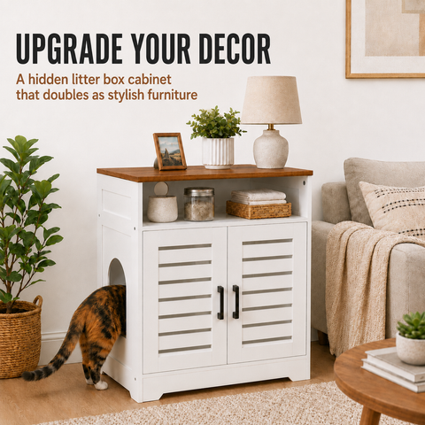 Cat Litter Box Enclosure