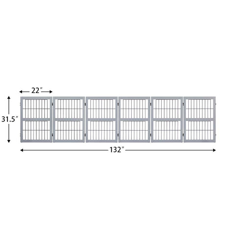 Extra Wide Foldable Dog Gate & PlayPen
