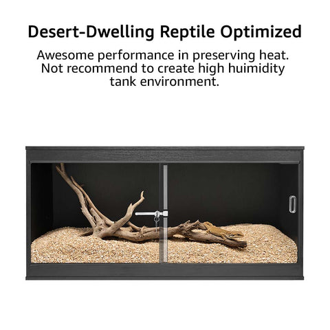 Unipaws Stackable Reptile Tank Enclosure – Front Opening, Sliding Doors