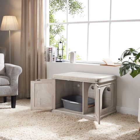 Unipaws Designer Cat Litter Box Enclosure