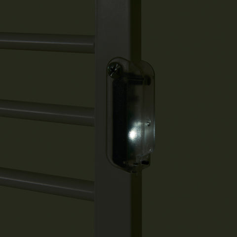 Expandable Step-Over Dog Gate with LED Light