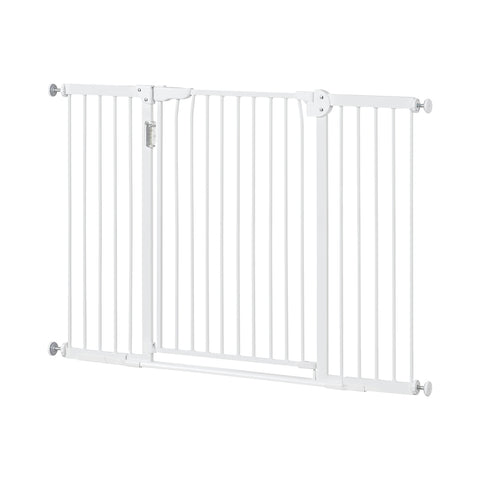 Unipaws LED Expandable Dog Gate Indoor 30"H