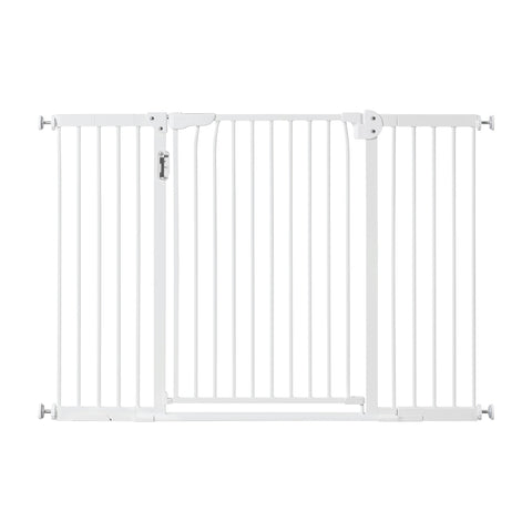 Unipaws LED Expandable Dog Gate Indoor 30"H