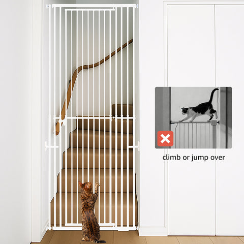 Extra Tall Cat Gate – Fits 27.5″–32″ wide openings