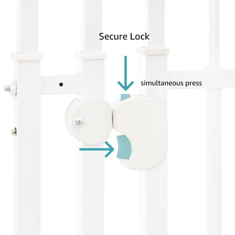 Extra Tall Cat Gate – Fits 27.5″–32″ wide openings