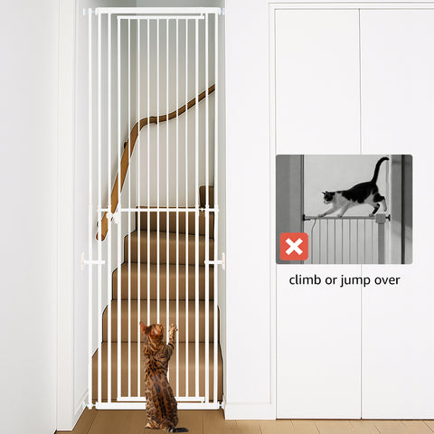 Extra Tall Cat Gate – Fits 27.5″–32″ wide openings
