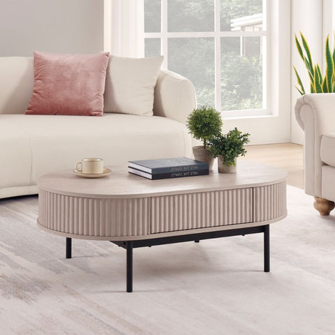 Unipaws Curved Profile Modern Center Table