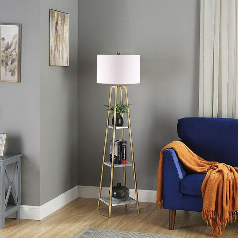 Unipaws Standing Reading Light with Square Shelves