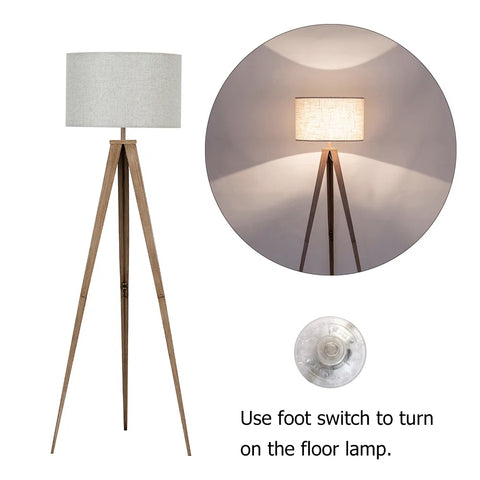 Unipaws 61.4'' Tripod Floor Lamp