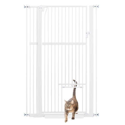Dog Gate with Cat Door
